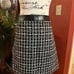 KARL LAGERFELD BLACK AND WHITE TWEED SKIRT