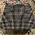 KARL LAGERFELD BLACK AND WHITE TWEED SKIRT