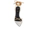 Black Suede Studio Talia Heel Pointy Sandal in Silver Gold 39 New with Box Women