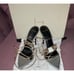 Black Suede Studio Talia Heel Pointy Sandal in Silver Gold 39 New with Box Women