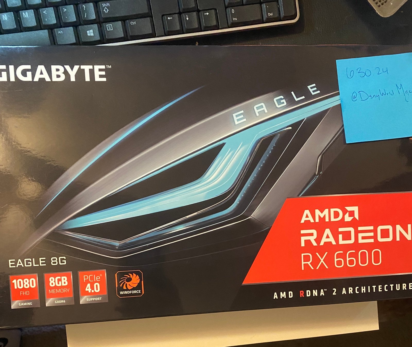 GIGABYTE EAGLE AMD RADEON RX 6600 #3 BNWT