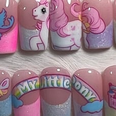 MLP Handpainted Press On Nails