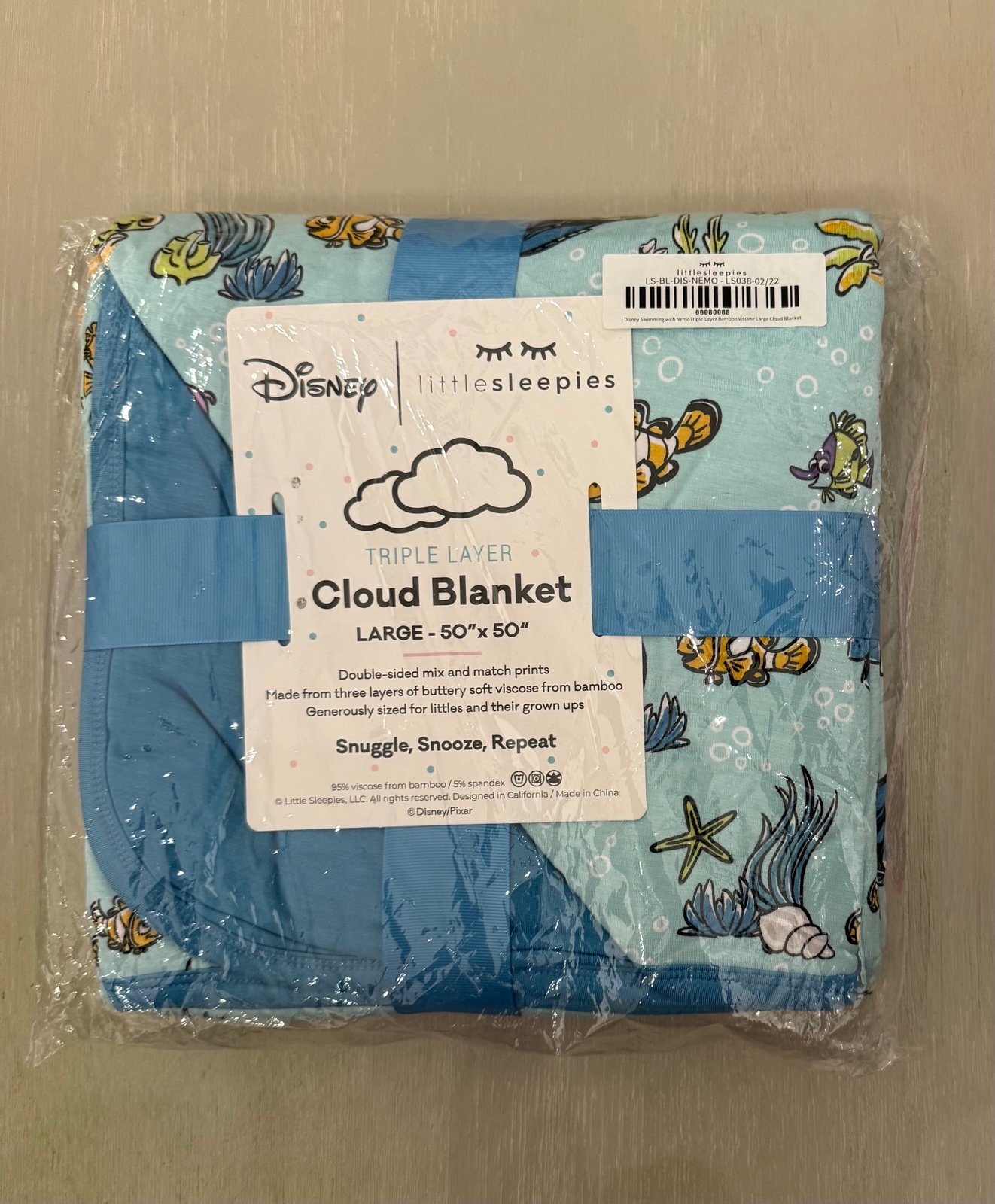 Little Sleepies Nemo Cloud Blanket
