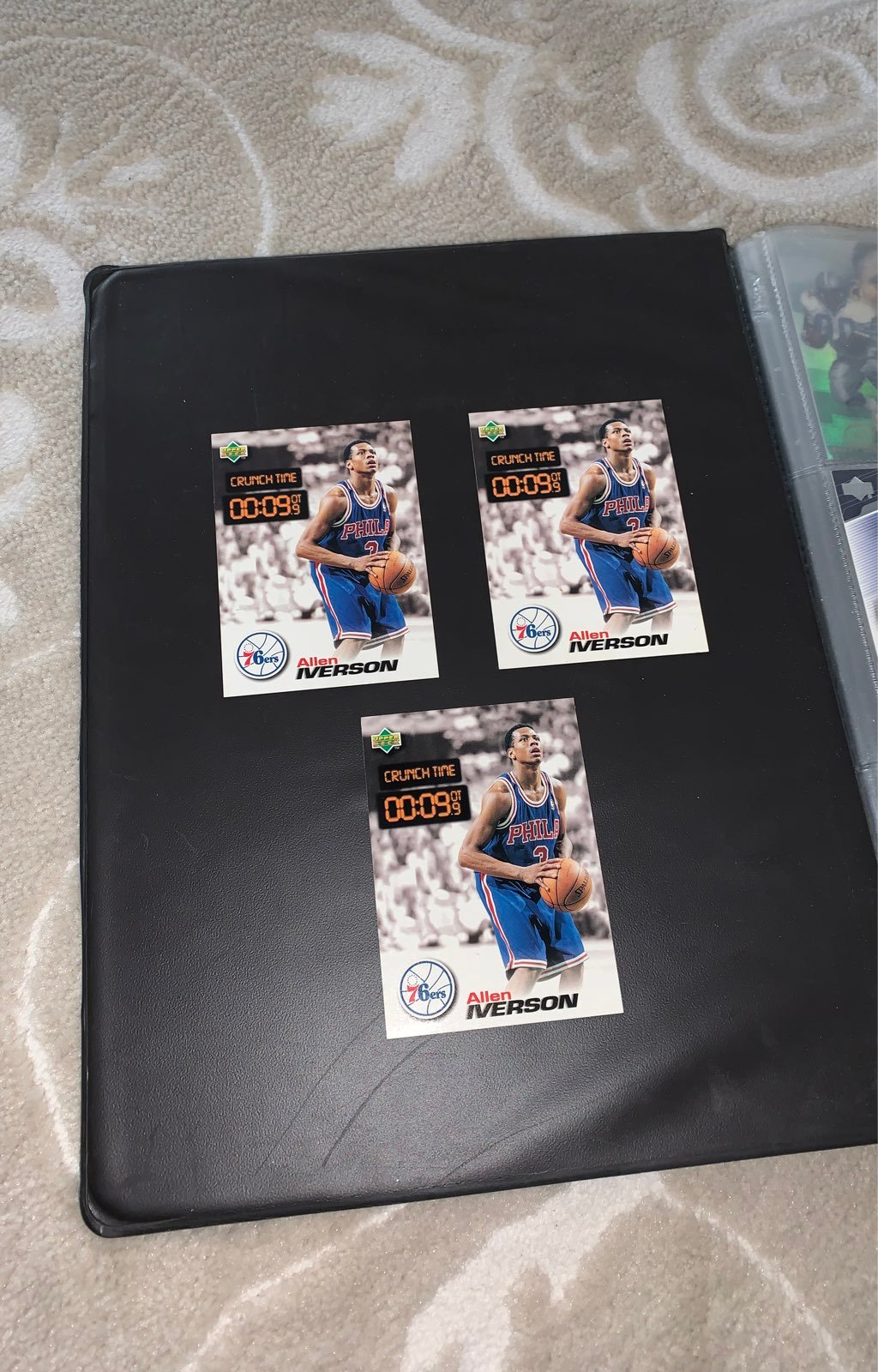 Allen Iverson Upper Deck Rookie Card Lot