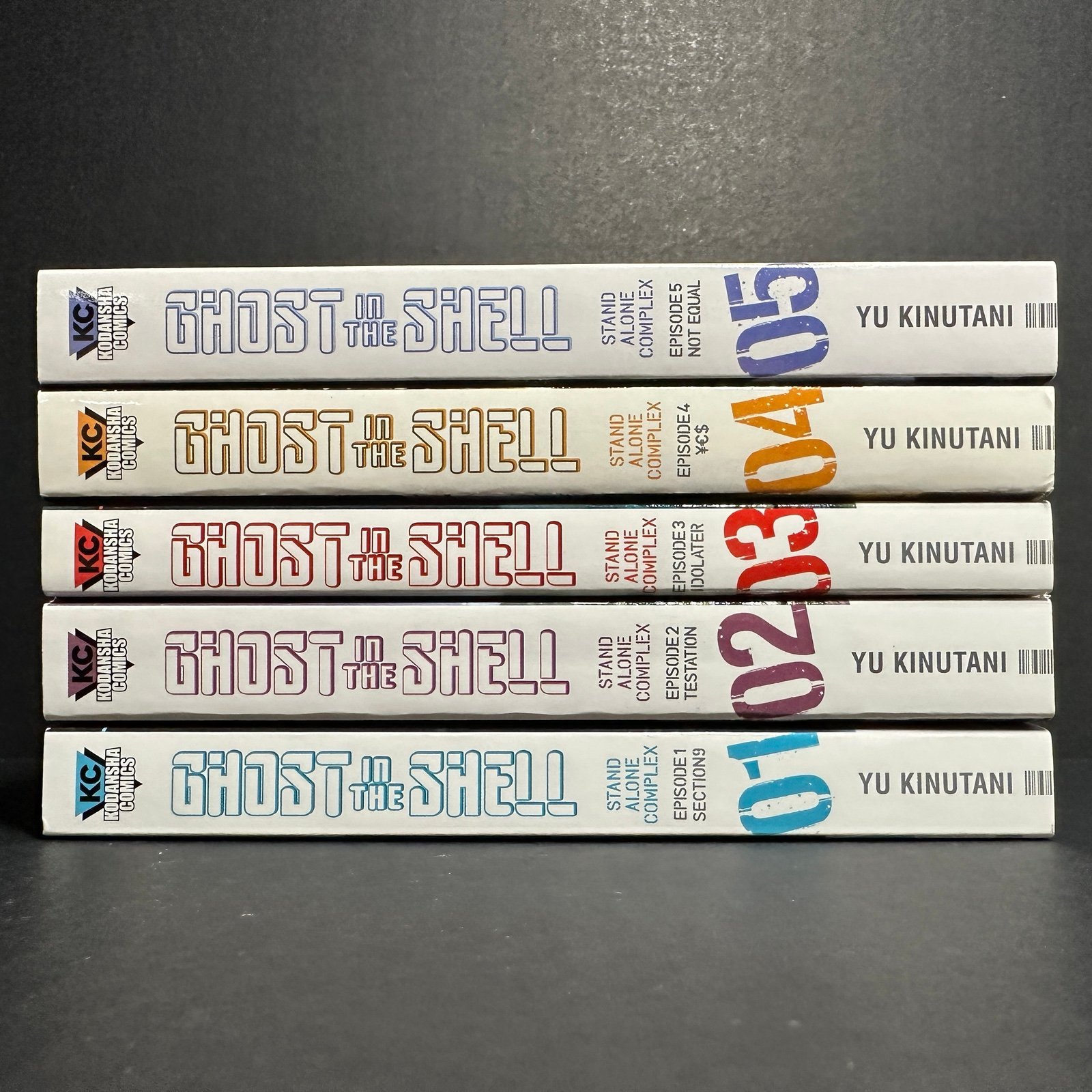 Ghost in the Shell Stand Alone Complex Manga Volumes 1-5 Brand New English