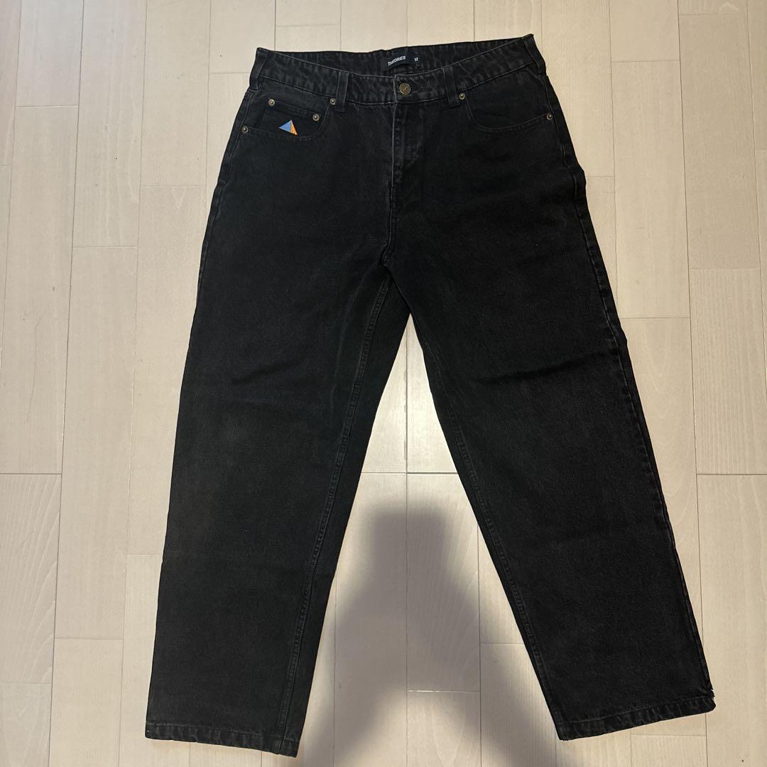 THEORIES Black Denim Pants, Size 32