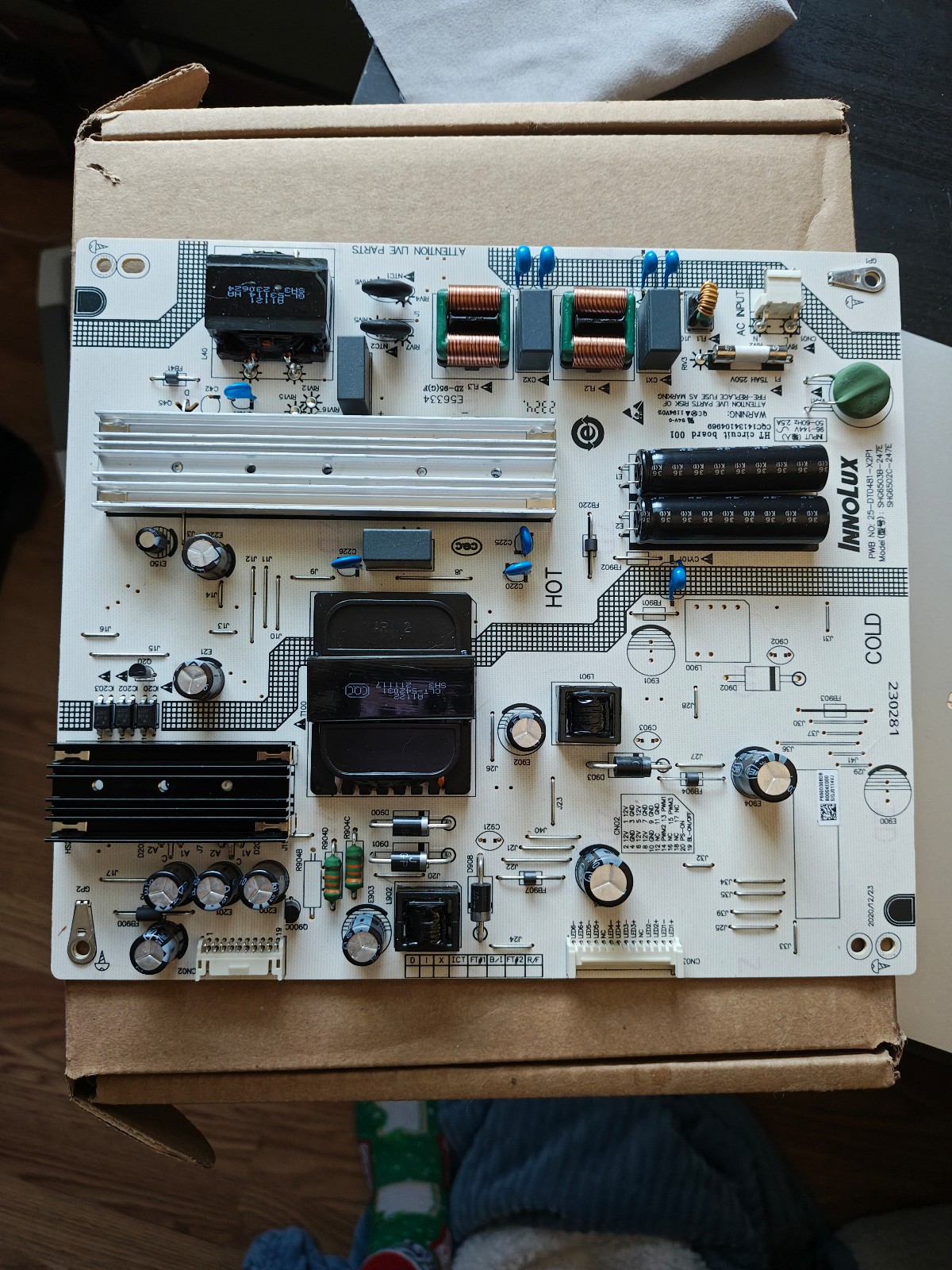 Vizio power supply board