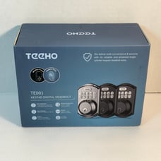 TEEHO TE001 Keypad Digital Deadbolt Matte Black Weatherproof Keyless Entry New