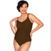 Women's Maidenform Shapewear Thong Bodysuit Wireless Sculpting L/G Cool Comfort