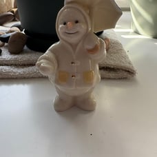 Lenox April showers snowman , part of 12 months of snowmen
