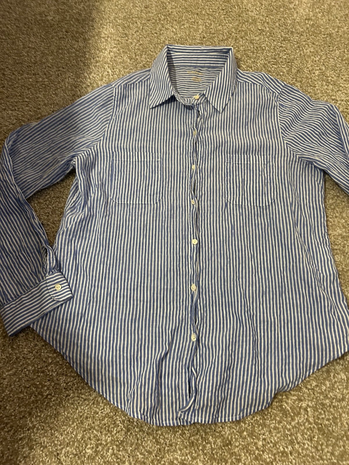 Lilly Pulitzer Sea View Button down top size large