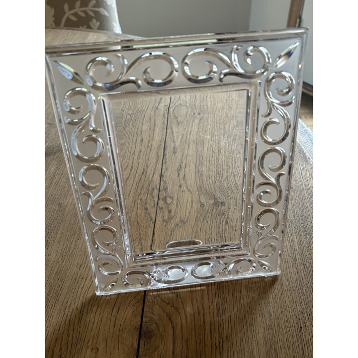 Waterford Crystal Picture Frame Marquis Arabesque Fits 4x6 photo