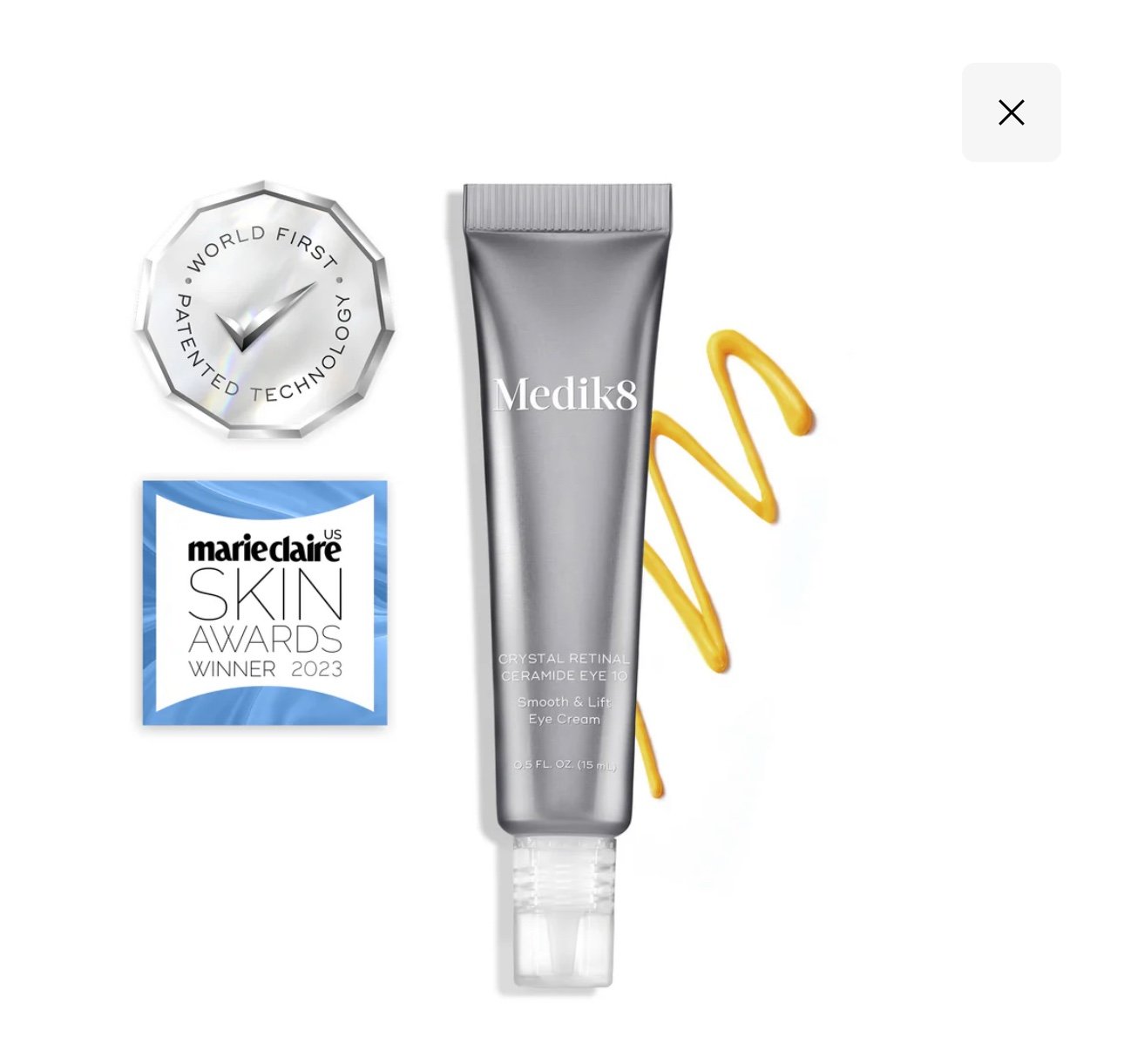 Medik8 CRYSTAL RETINAL CERAMIDE EYE 10 New 15ml