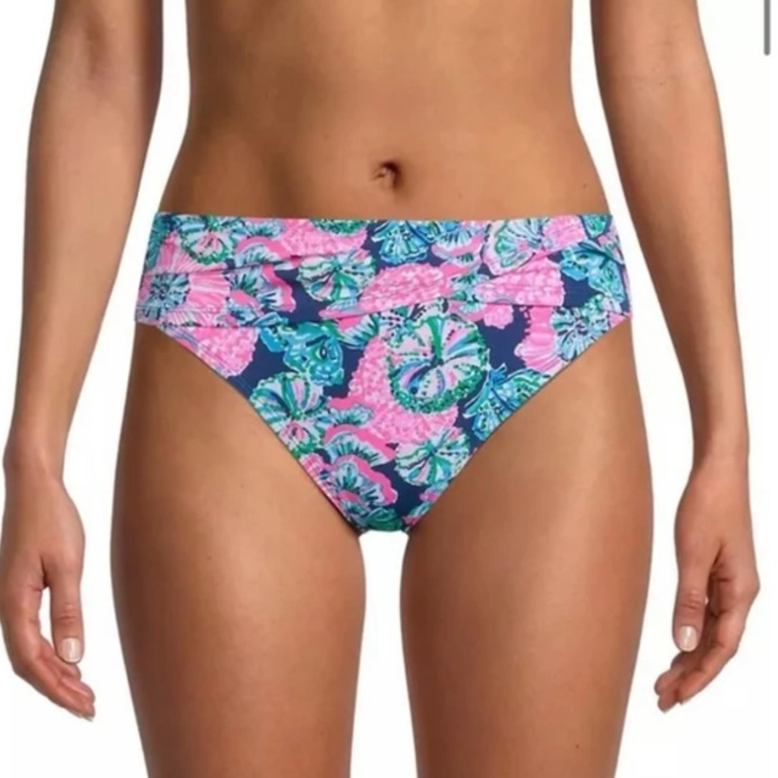 Lilly Pulitzer Lagoon Sarong Hipster Bikini Bottom