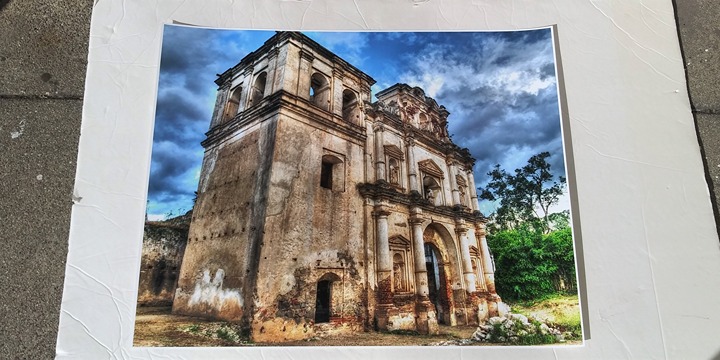 16x20 Old Church Antigua Guatemala