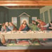 Vtg Last Supper Painting