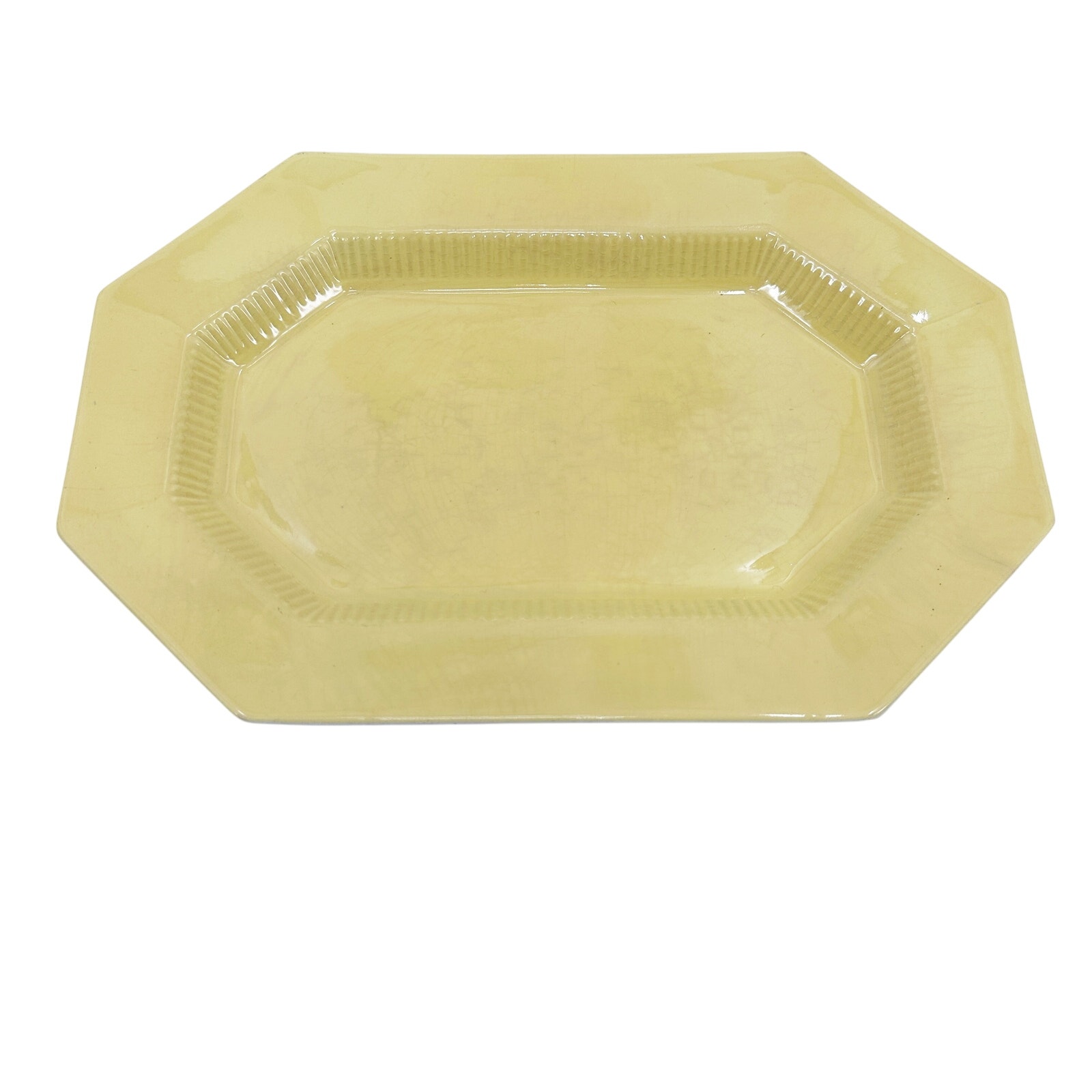 vintage Daffodil All Yellow Independence Ironstone Interpace Japan 13 platter
