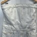 NWT Zara White Denim Strapless Jumpsuit Sz L