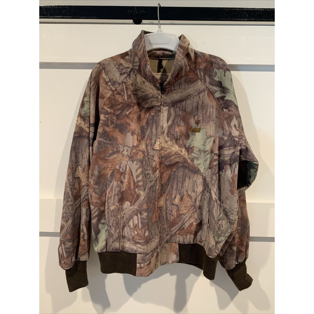 Vintage WOOLRICH Camouflage Hunting Jacket Men Sz M Outdoor Guide Collec