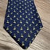 SALVATORE FERRAGAMO Silk Bee Car Tie Mens Made In Italy