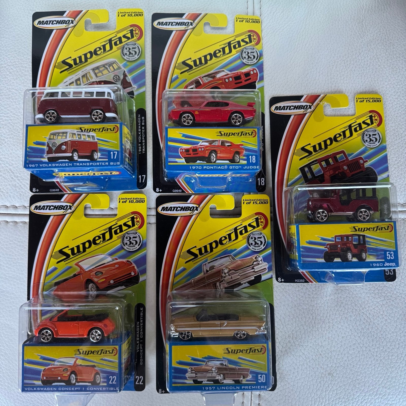 Matchbox Super Fast Lot of 5