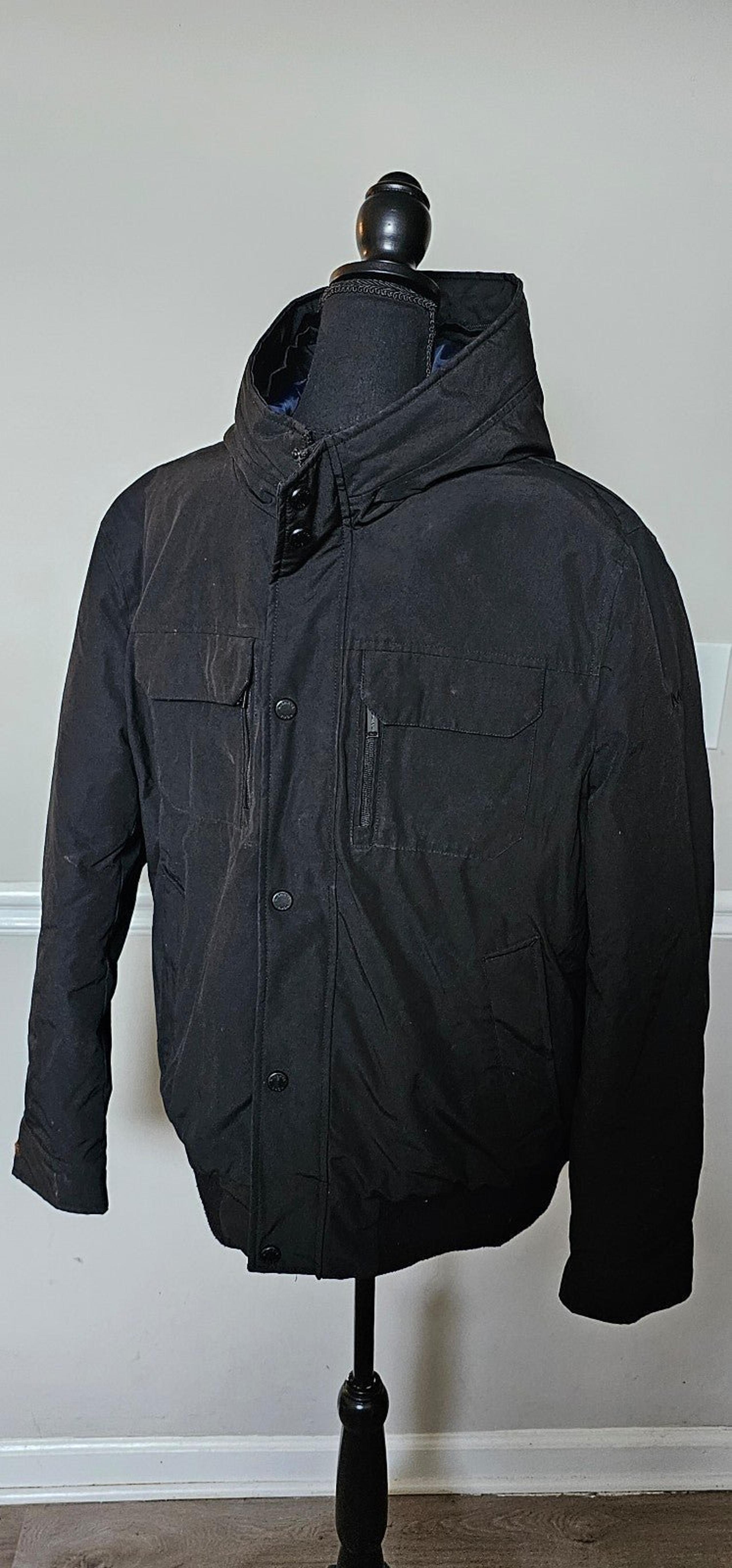 Micheal Kors Black Heavy Duty Coat L