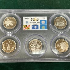 2000-S Quarter Proof 25c PCGS PR69DCAM Deep Cameo Set MA MD SC NH VA Complete!