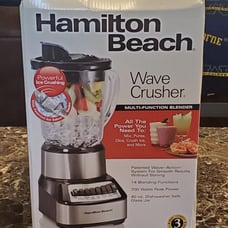 NEW Hamilton Beach Wave Crusher Chrome Multi-Function Countertop Blender 54221