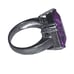 Kunzite Emerald Cut Sterling Silver Ring Size 6