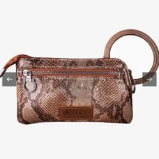 NEW - Montana West Snake-Skin Wristlet