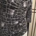 vintage Next to Love metallic black & silver disco top