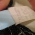vintage Next to Love metallic black & silver disco top