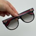 BRAND NEW GUCCI GG0035SN 004 Havana/Blue/Brown Women Sunglasses