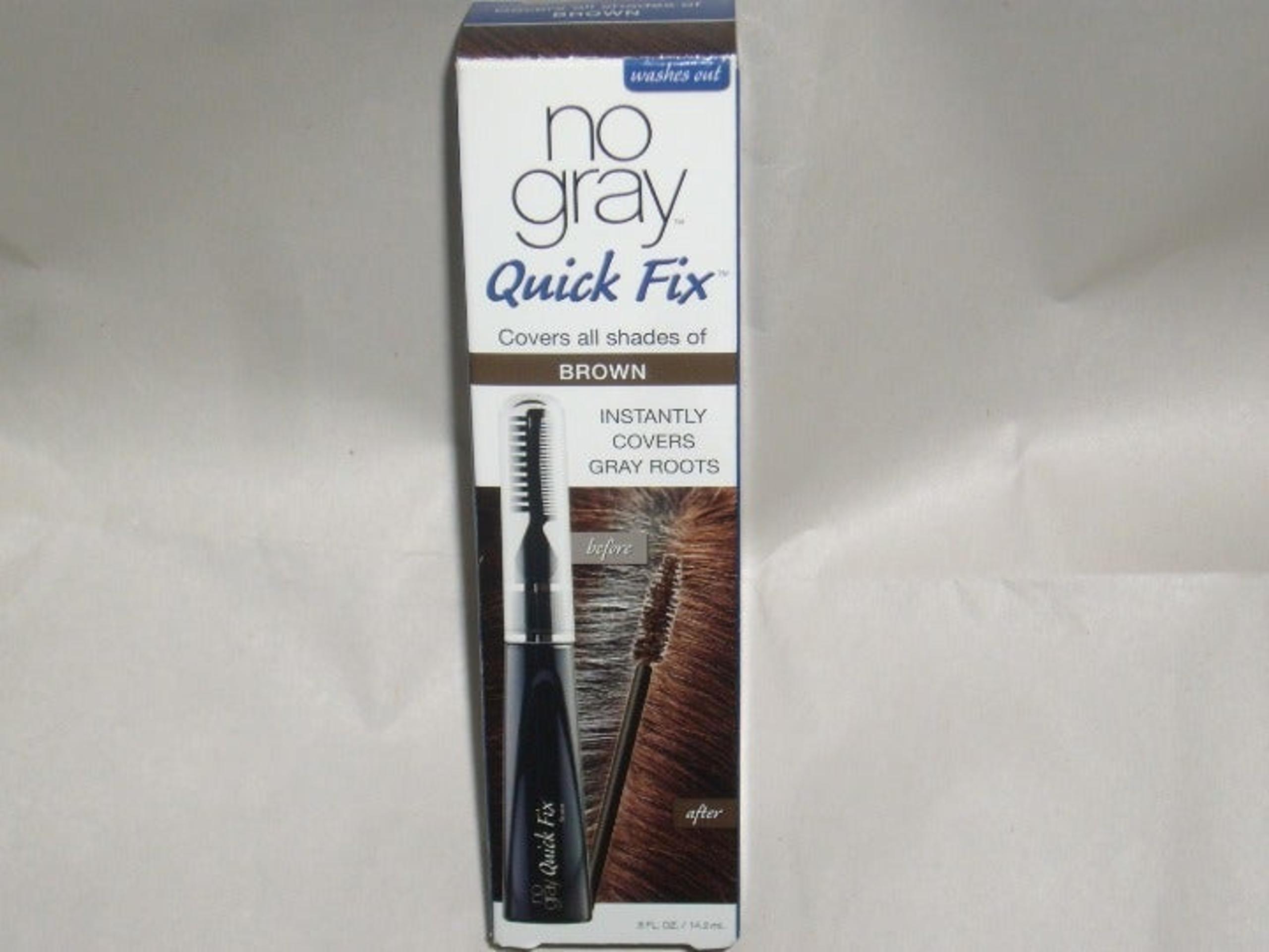 NO GRAY - QUICK FIX - ROOT TOUCHUP - BROWN (NEW)