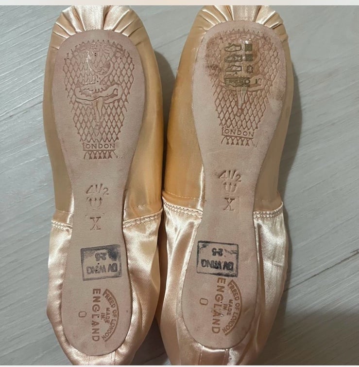 BRAND NEW FREED OF LONDON POINTE SHOES - 4.5 X DV wing 2.5, Neptune