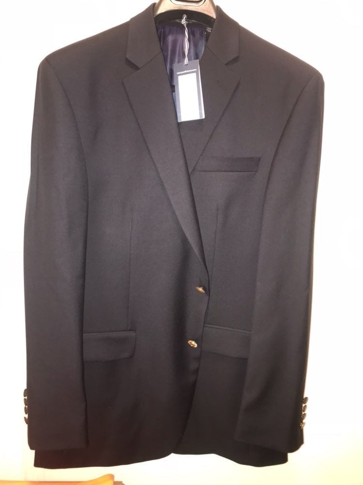 Men Navy Blue Blazer, Vineyards Vines