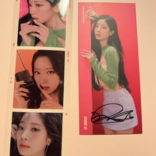 twice signed bookmark