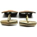 Orange Mosaic Enamel Cufflinks Rectangle Shirt Accessories Wedding Vintage
