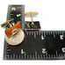 Orange Mosaic Enamel Cufflinks Rectangle Shirt Accessories Wedding Vintage