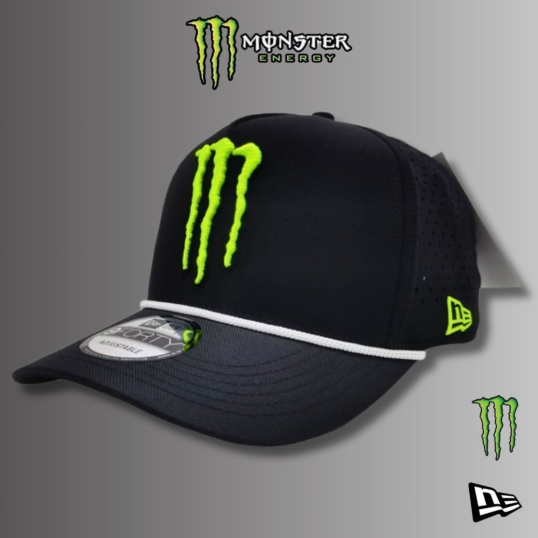 Hat New Era 9FORTY Black White Rope Athlete Only With premium box and sticker