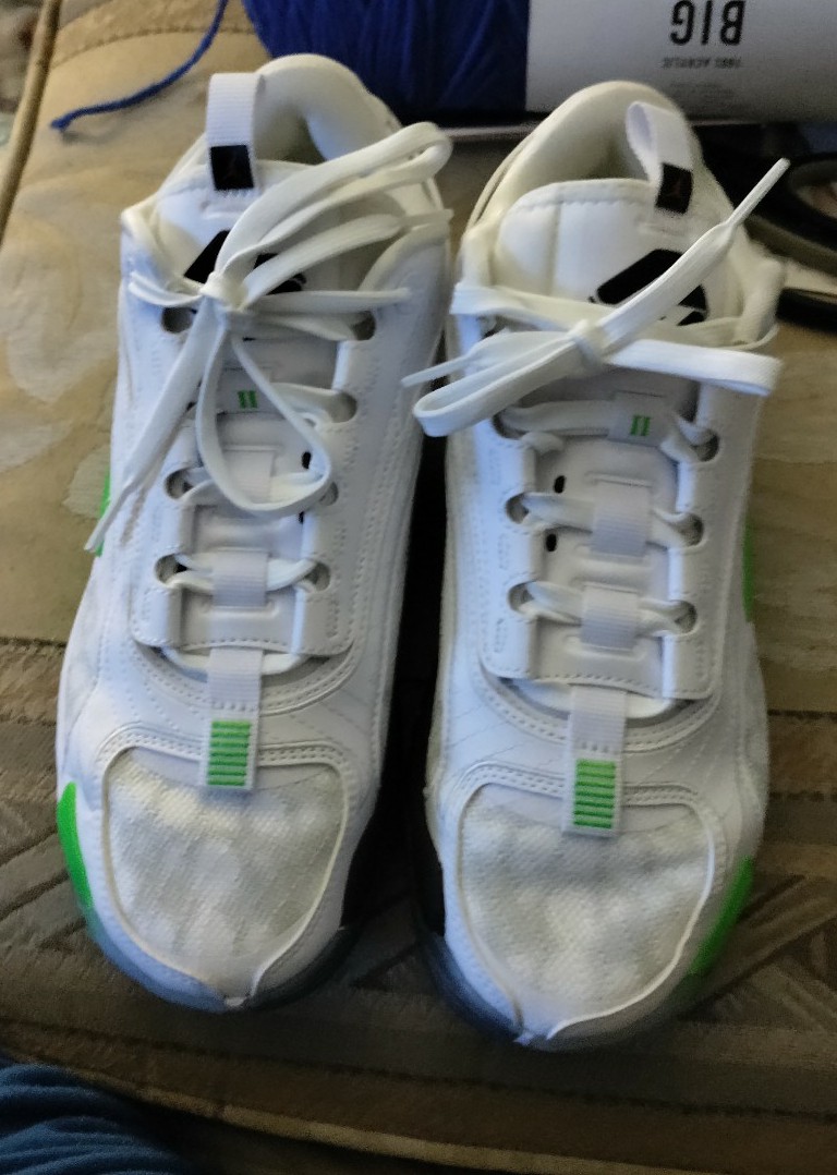 Nike Air Jordan Luka 2 Trick Shot Shoes With Green. Size 7Y