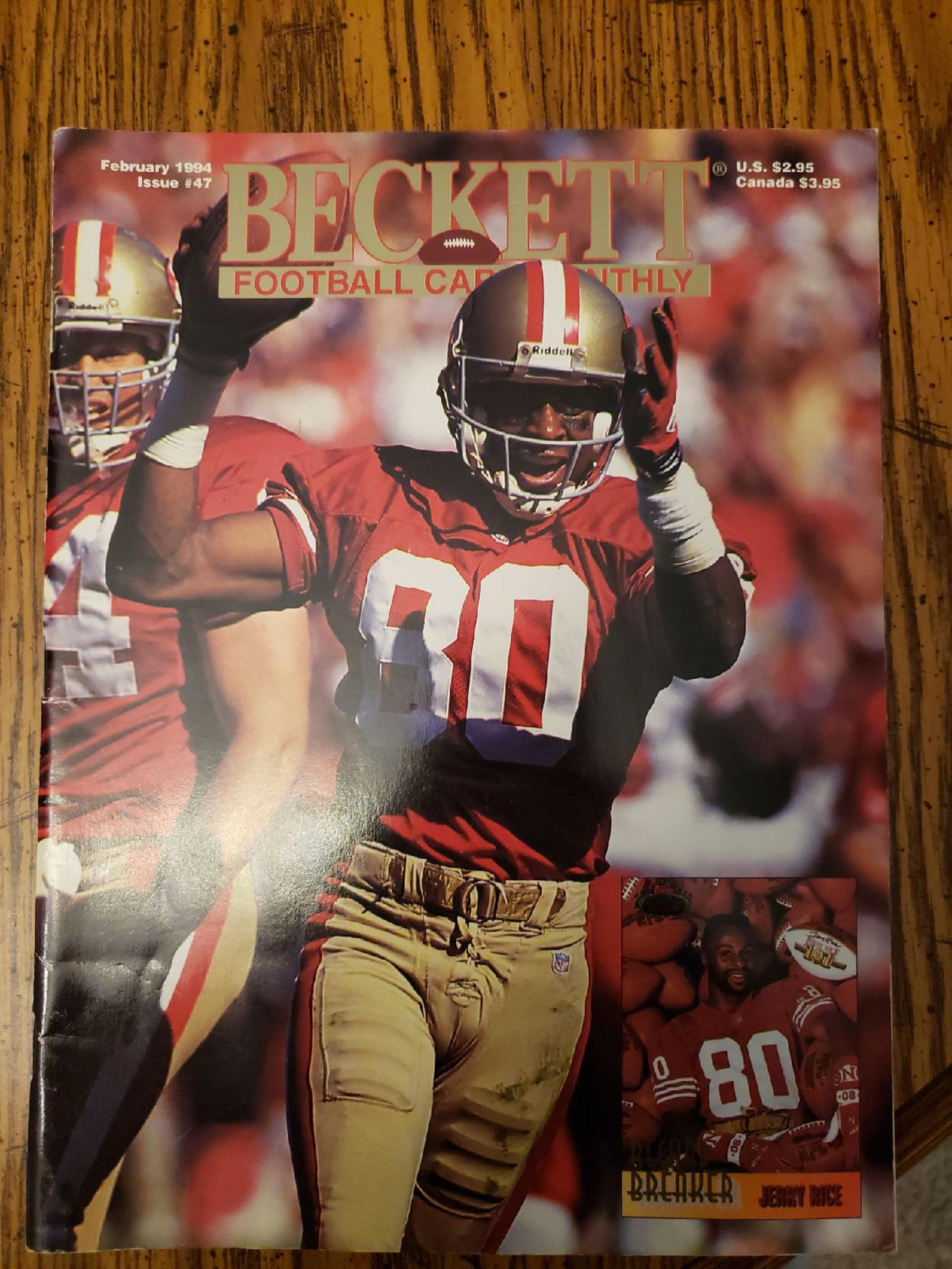 Beckett football card monthly Lot - Beckett Publications