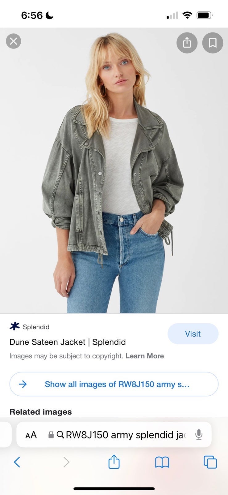 Splendid Dune Sateen Jacket