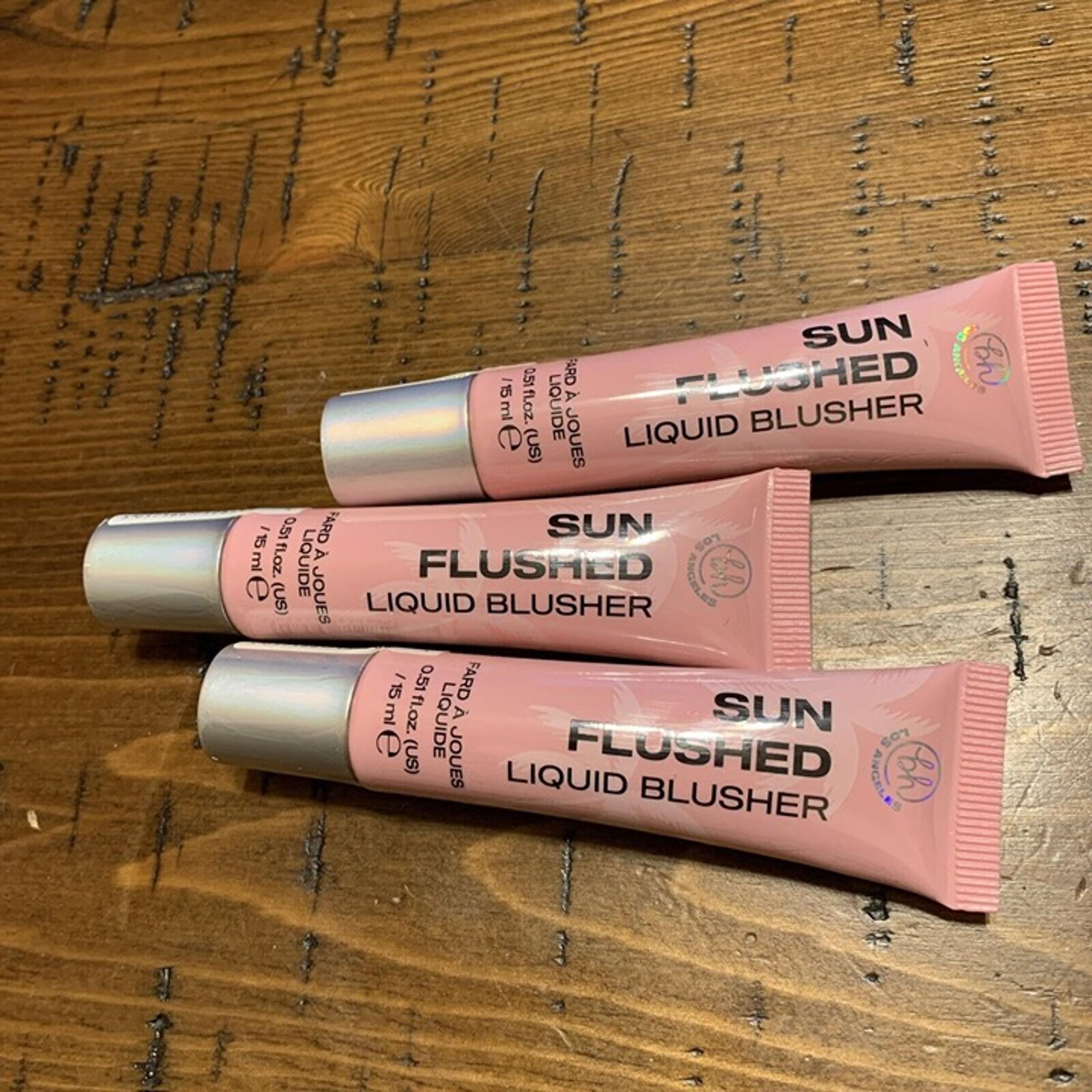 BH Los Angeles Sun Flushed Liquid Blush Lot Of 3 Sugar Palm Vegan Natural BUNDLE