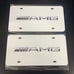 AMG Brand New Front Vanity Metal Plate Frame Holder (2 Pack)