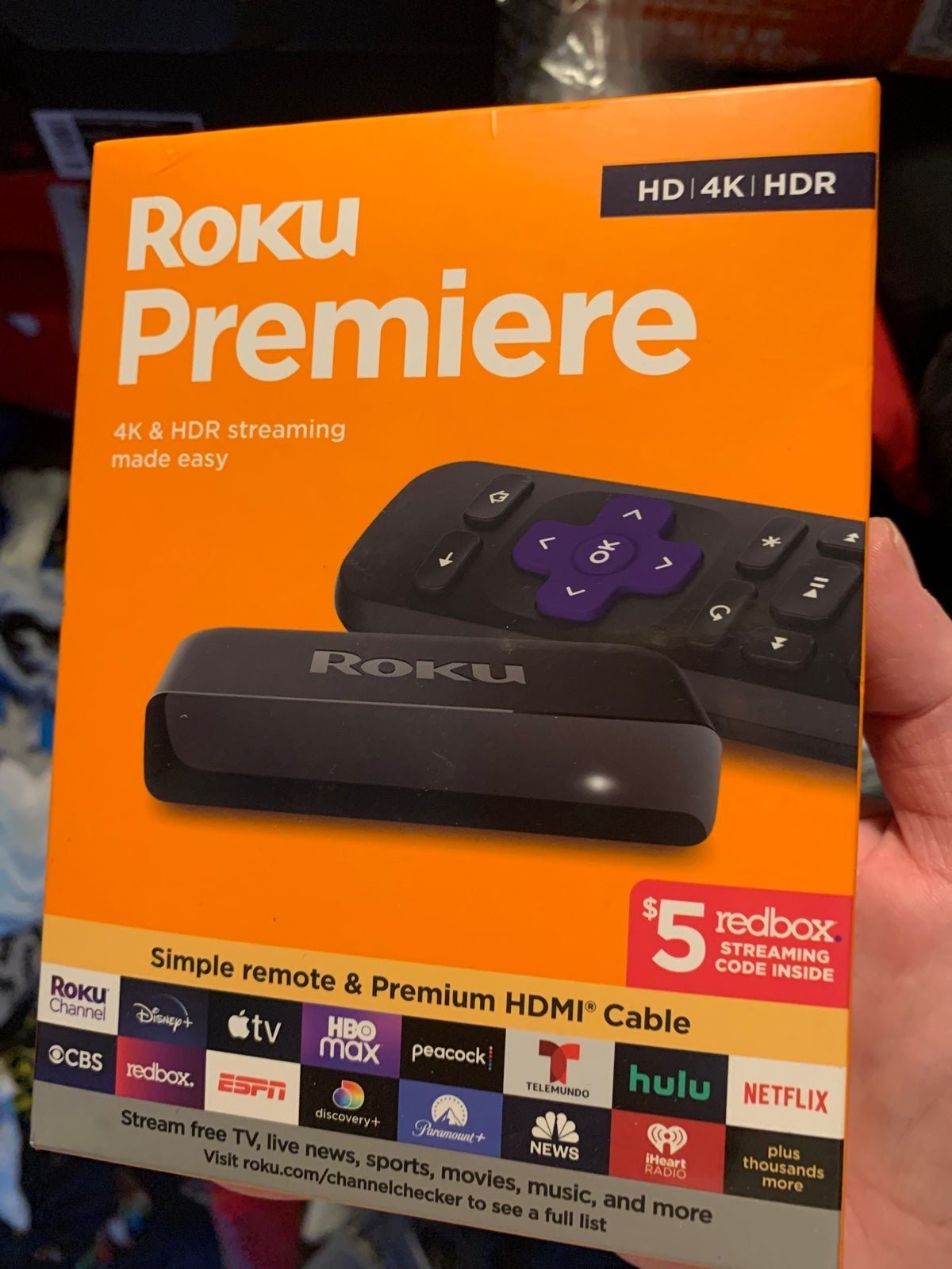 New Roku premiere hd 4k hdr