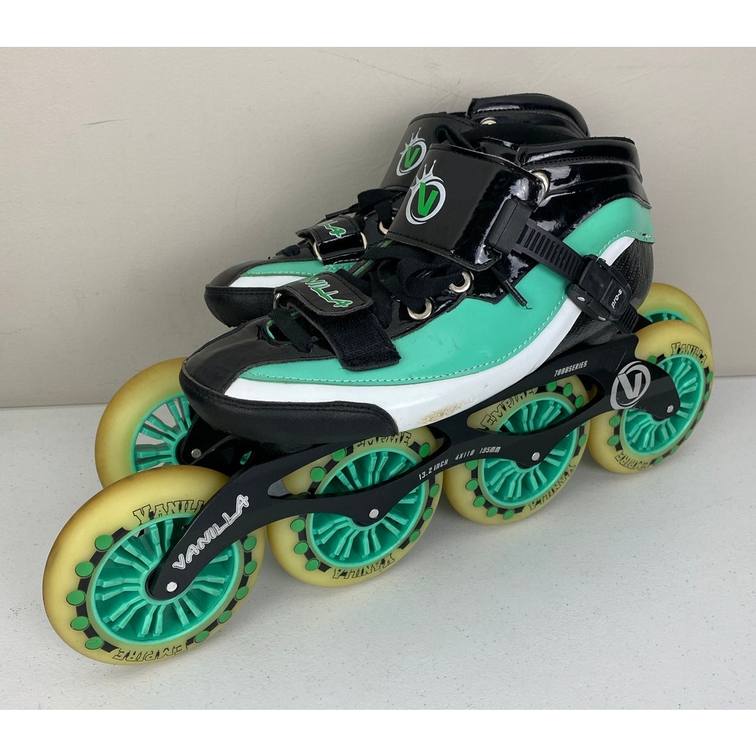 Vanilla Carbon Inline 7000 Series 13.2in speed roller skates men 9/women 10