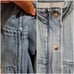 Rails Zip Chambray Military Utility Collins Denim Blue Jacket in Antique Indigo