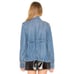 Rails Zip Chambray Military Utility Collins Denim Blue Jacket in Antique Indigo
