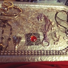 Vintage Assorted Silver Necklaces Untested Different Collectible Styles 11